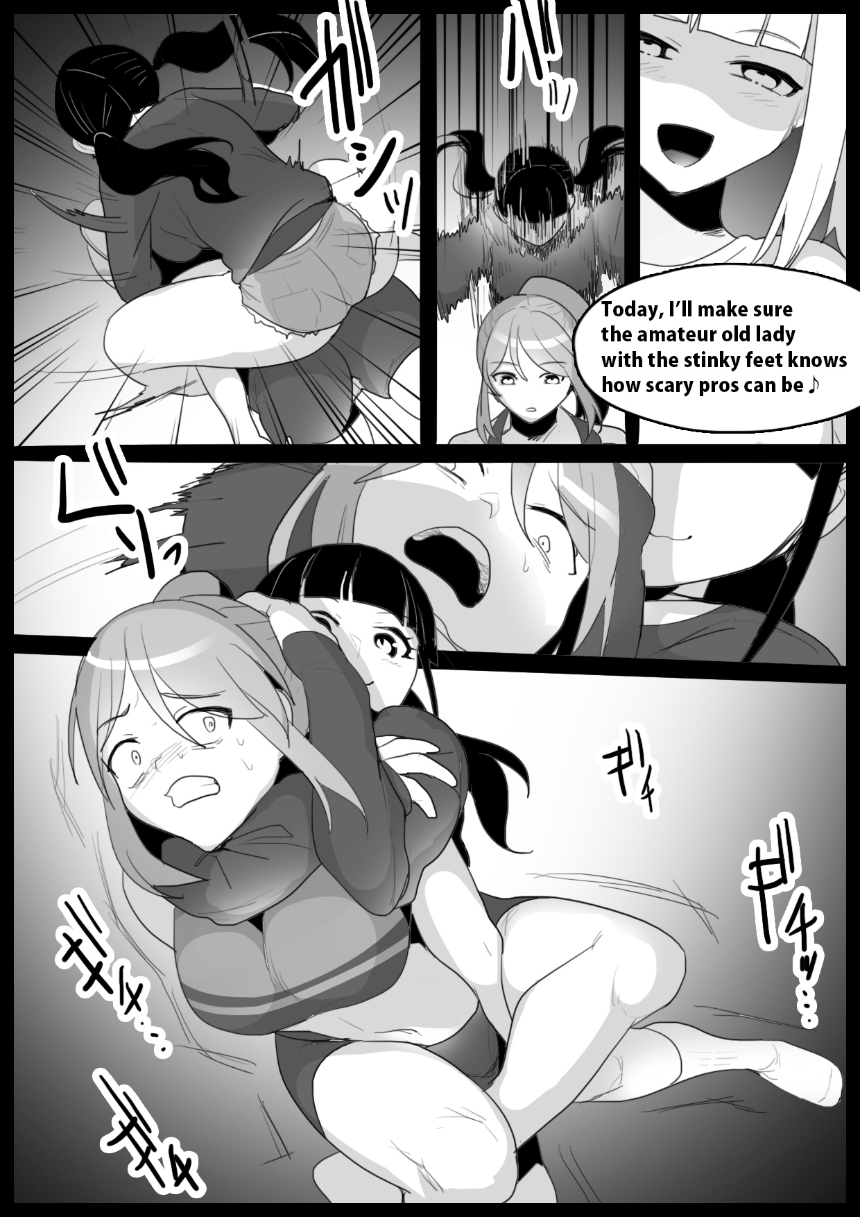 Girls Beat! Plus Rie vs Ayu &amp; Mari page 3 full