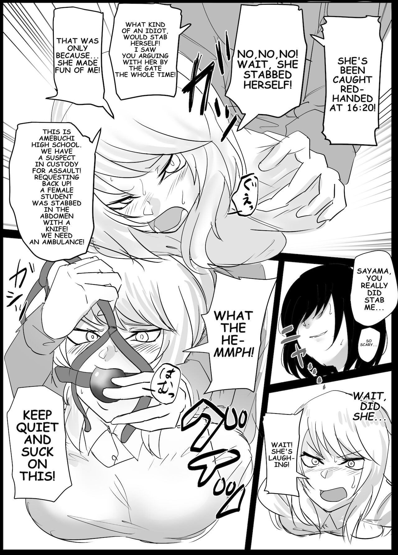 DELINQUENT GIRL ON THE RUN! page 4 full