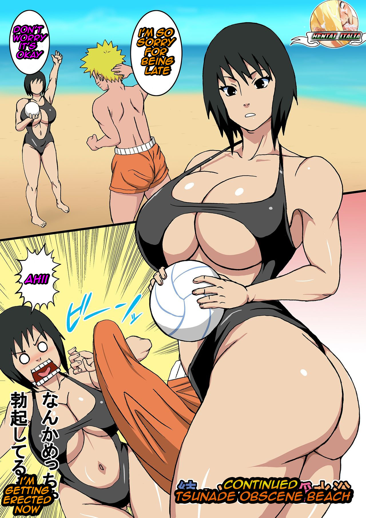 Zoku Tsunade no Insuiyoku | After Tsunade's Obscene Beach page 7 full