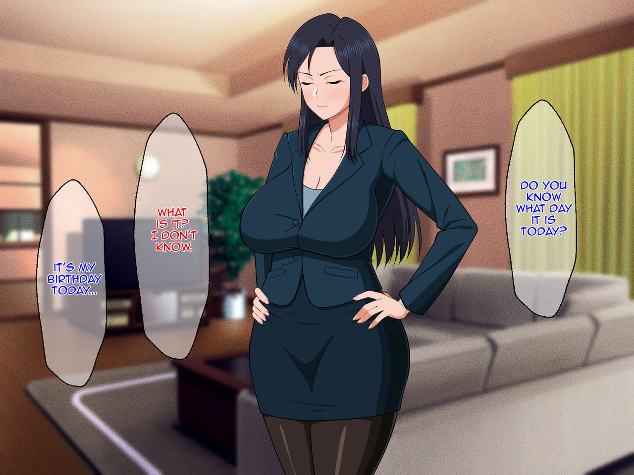 Shigoto Ningen de Kibishikatta Hahaoya wa Musuko to no Kinshin Koubi de Midara ni Aeide Jusei Suru|Strict Workaholic Mother is Gasping Lewdly as She's Being Impregnated by Having Incestual Copulation with Her Son page 7 full