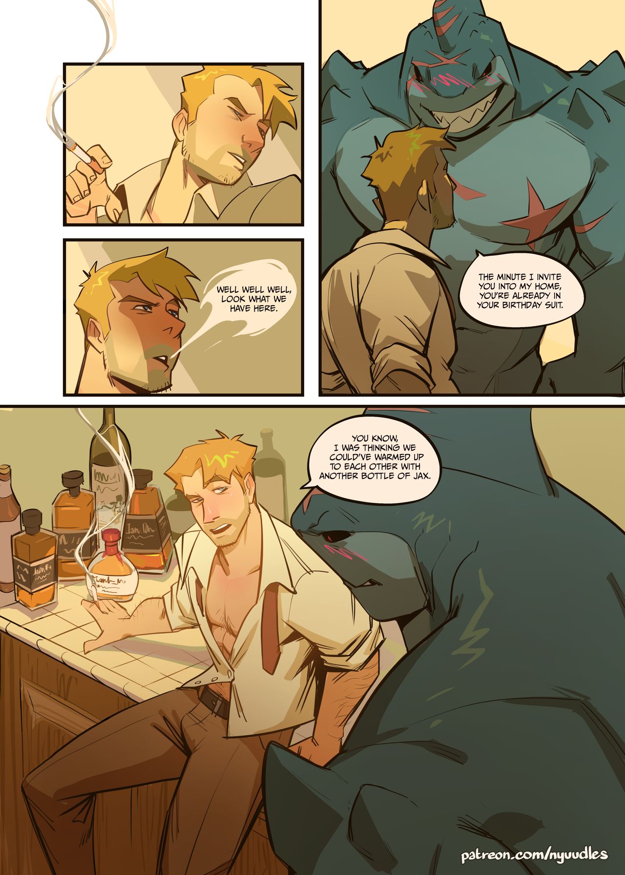 Spellbound: John Constantine x King Shark page 4 full