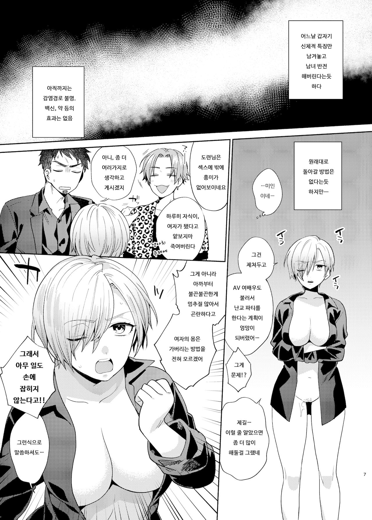 TSF Yariman Gokudou-chan | TSF 걸레보지 야쿠자 쨩 page 6 full