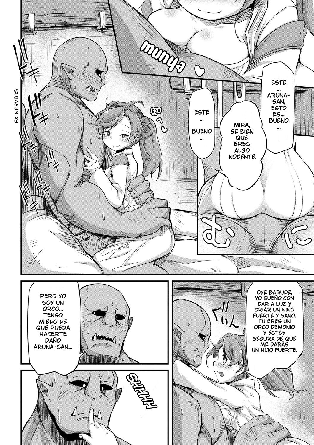 Fukkou!? Ishu Kouhai -Mazoku to Ningen no Kyousei Jidai- 2-wa page 8 full