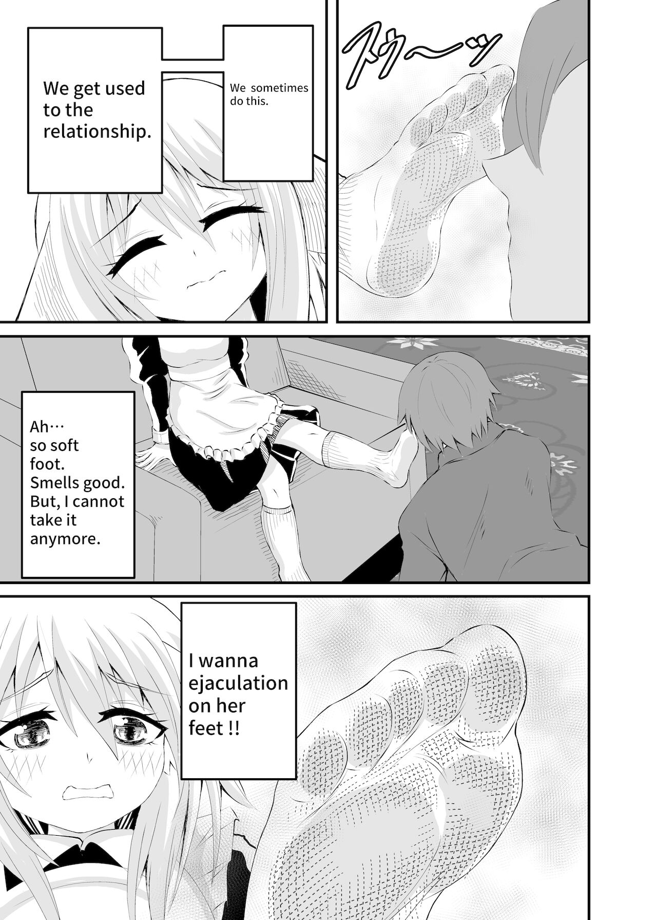 Isekai-Butler Foot Fetish Story 2 page 5 full