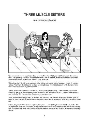 Three Muscle Sisters 1 cover