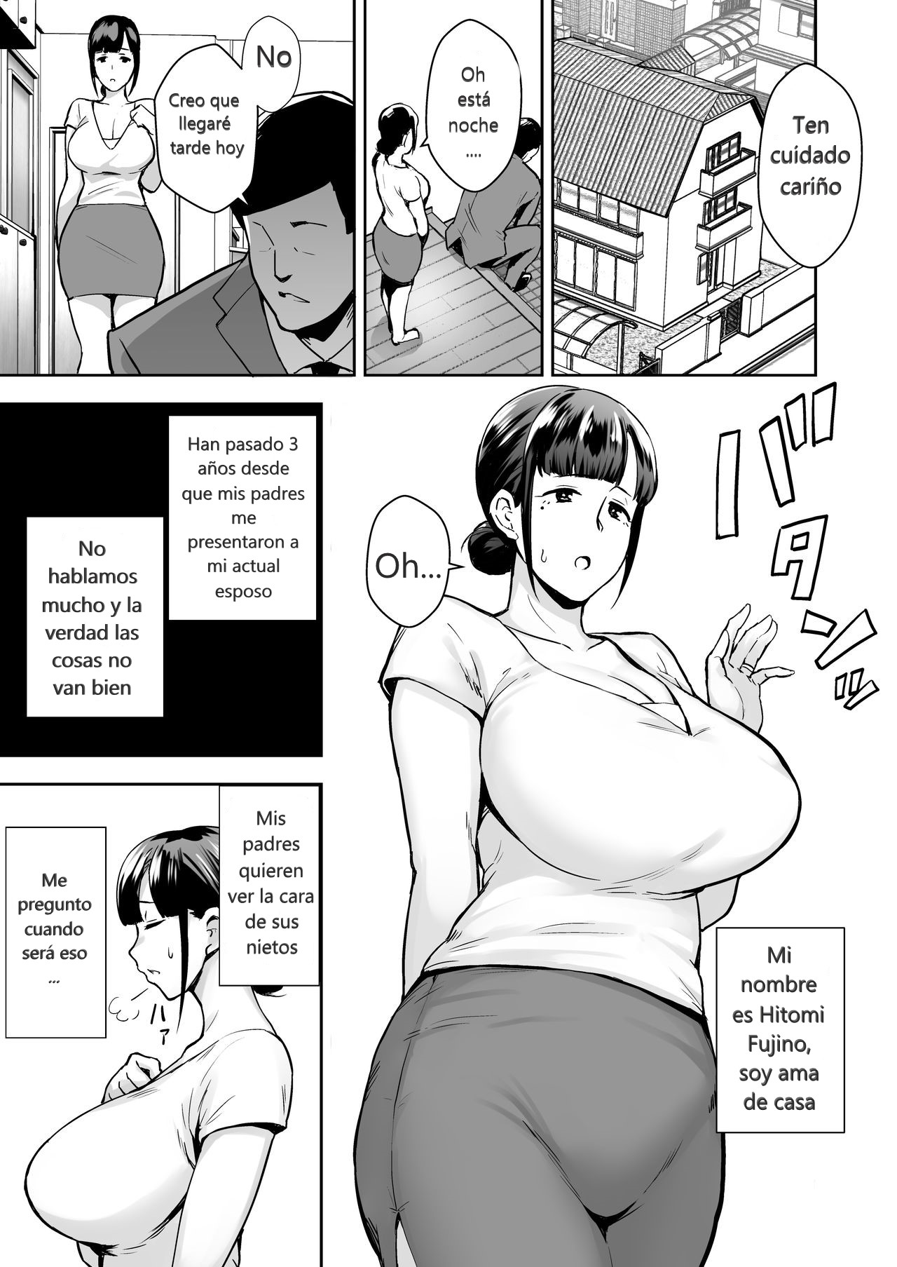 Netorareta Bakunyuu Seiso Zuma Hitomi -Oikko ni Torotoro ni Tokasaremashita- ㅣ page 3 full