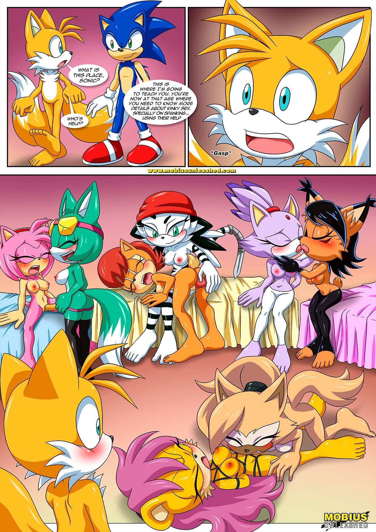 Sonic's Guide to Spanking page 5 full