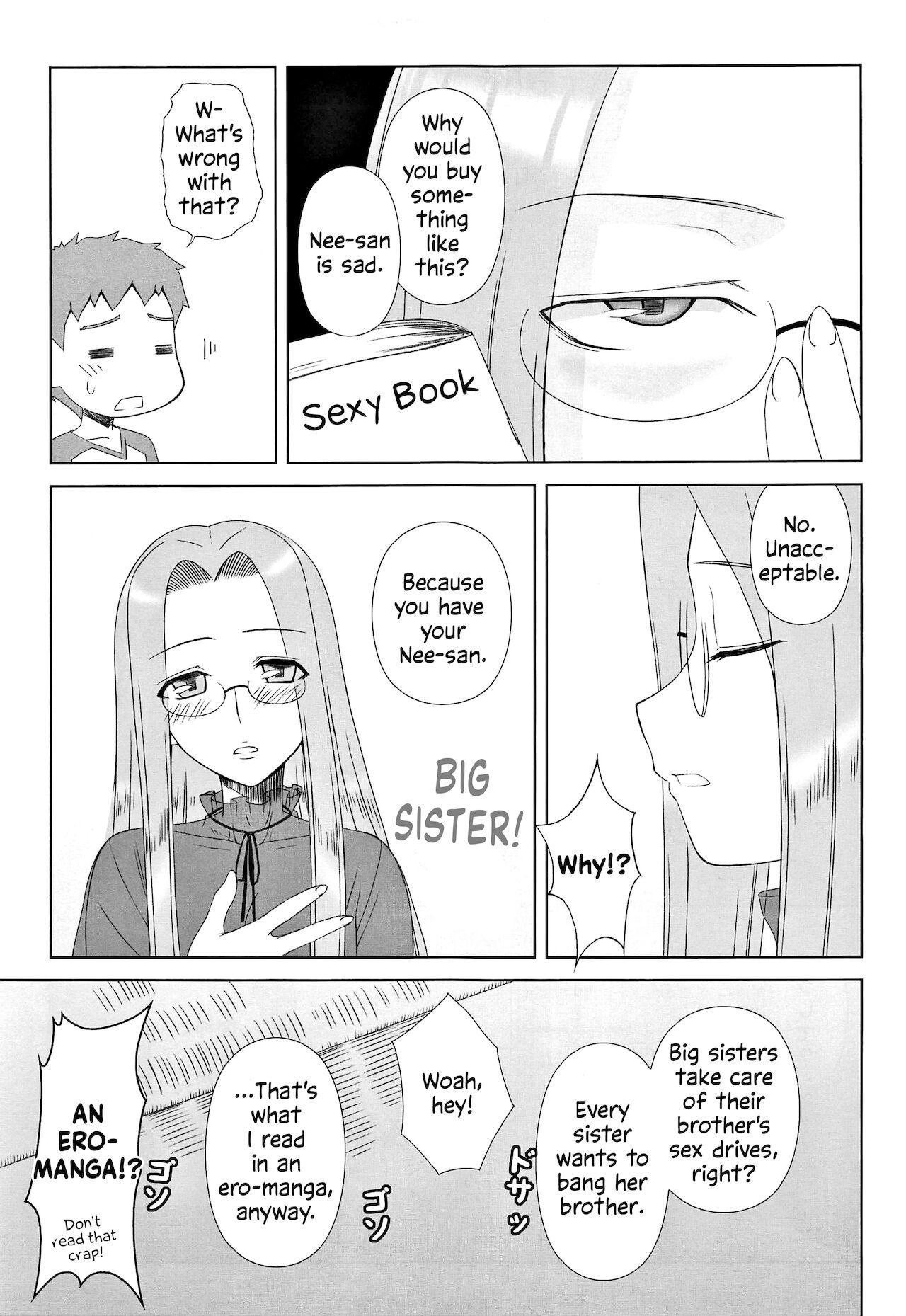 Yappari Rider wa Eroi na 8 "Rider, Oneechan ni naru" | As expected, Rider is erotic 8. "Oneechan was worried about you" page 5 full