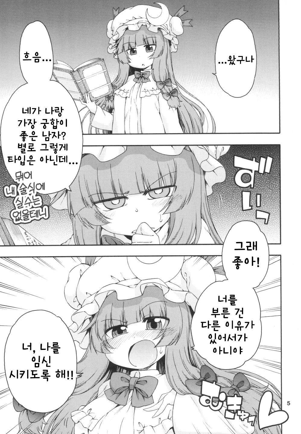 Touhou Meiko ~Patchouli Hen~ | 동방미입 ~파츄리 편~ page 4 full
