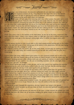 Tauriel's Story