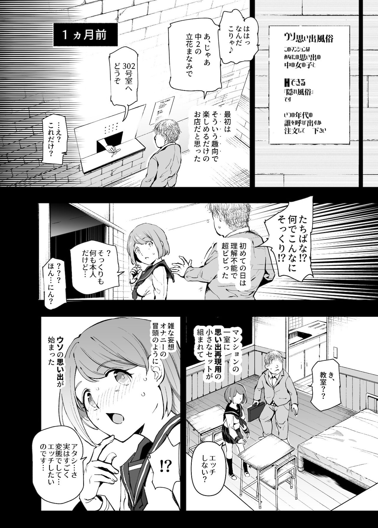 ウソ思い出風俗マンション-当時の姿のあの子とエッチ- page 7 full