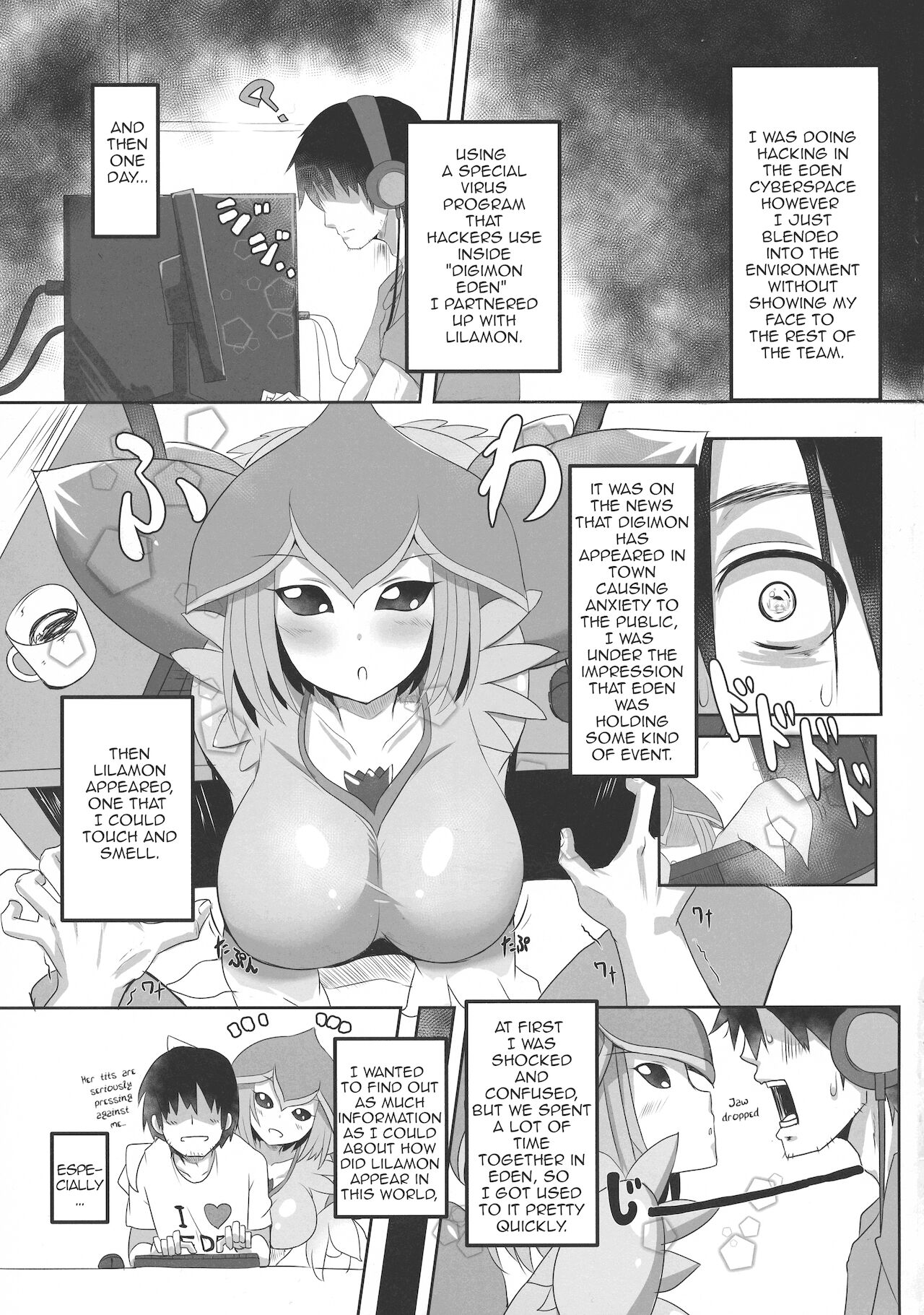 Lovey-Dovey Sex Life with Lilamon   EVOLUTION! page 3 full