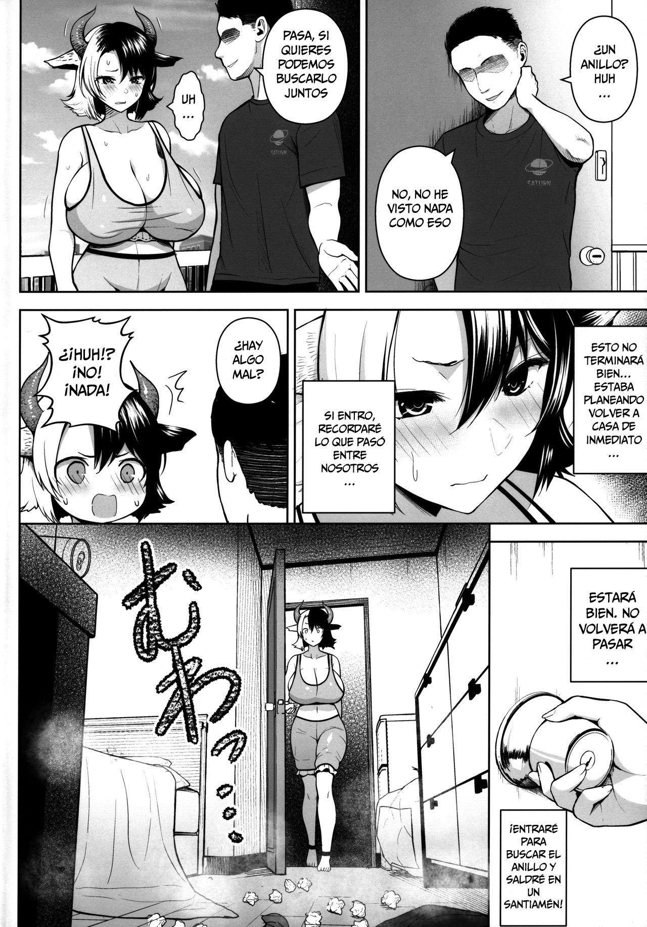 Oku-san no Oppai ga Dekasugiru no ga Warui! 2 | Es tu culpa por tener tetas grandes, señorita! 2 page 3 full