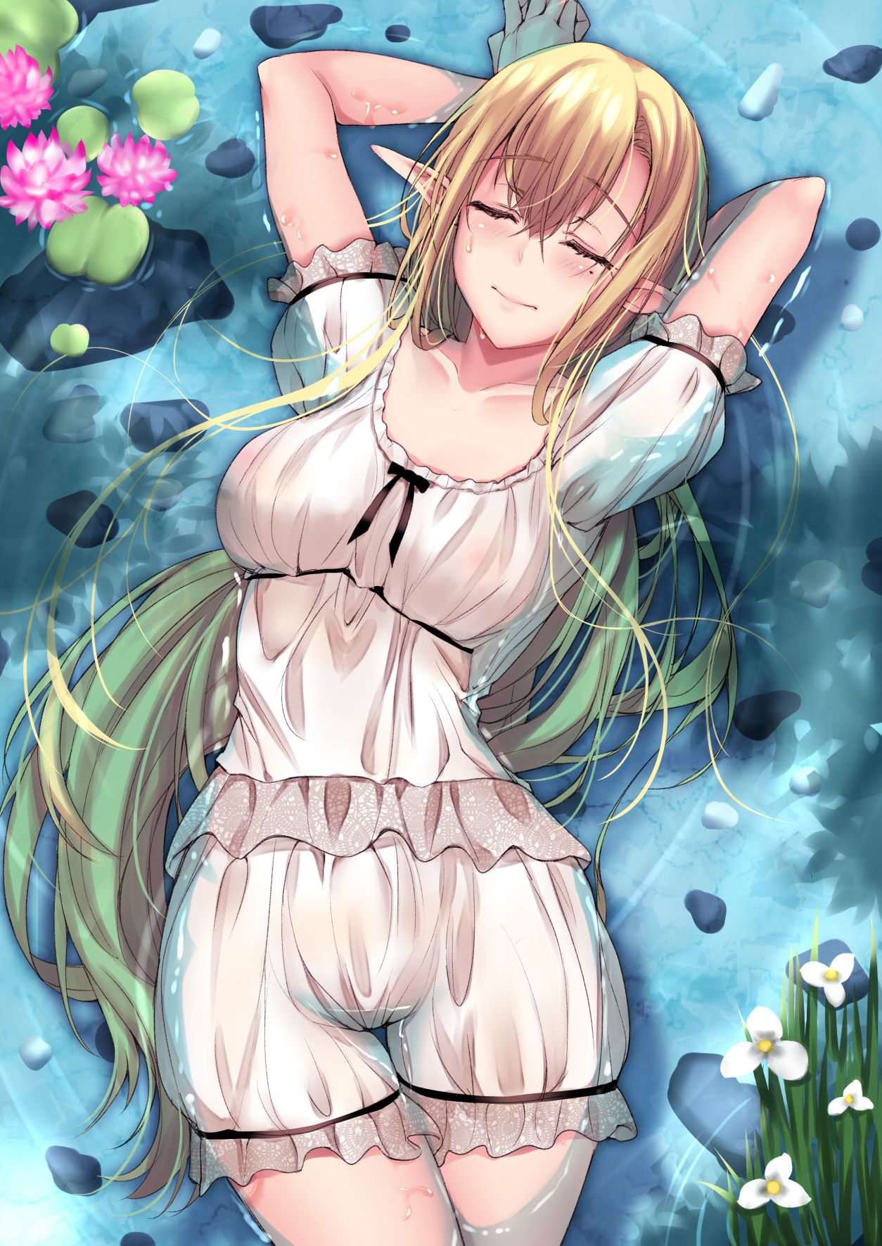 水浴びエルフさん page 2 full