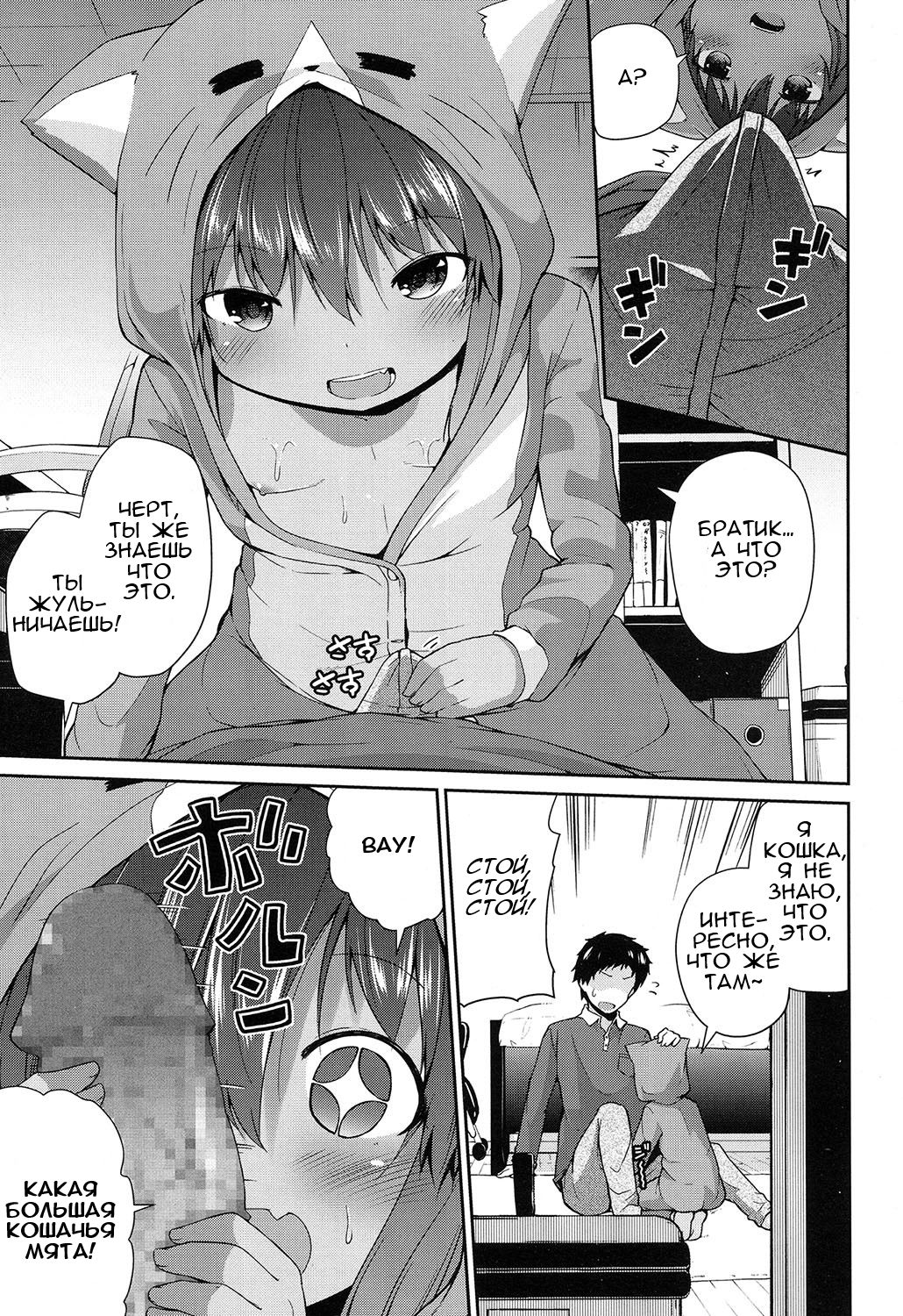 Wagaya no Neko Jijou | Происшествие с кошечкой в нашем доме page 7 full