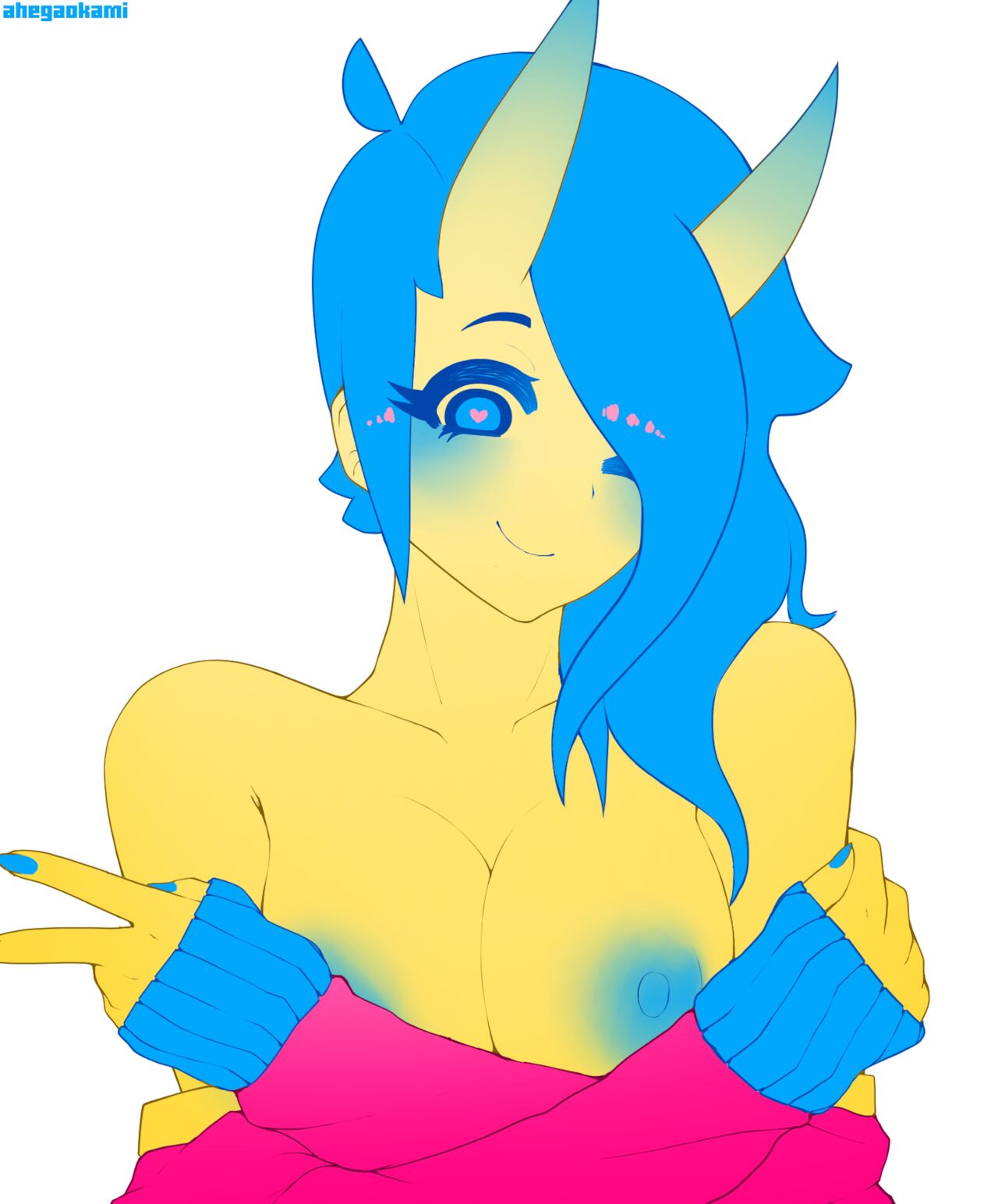 Happy Pride Month!! Here's A Pansexual Oni page 4 full