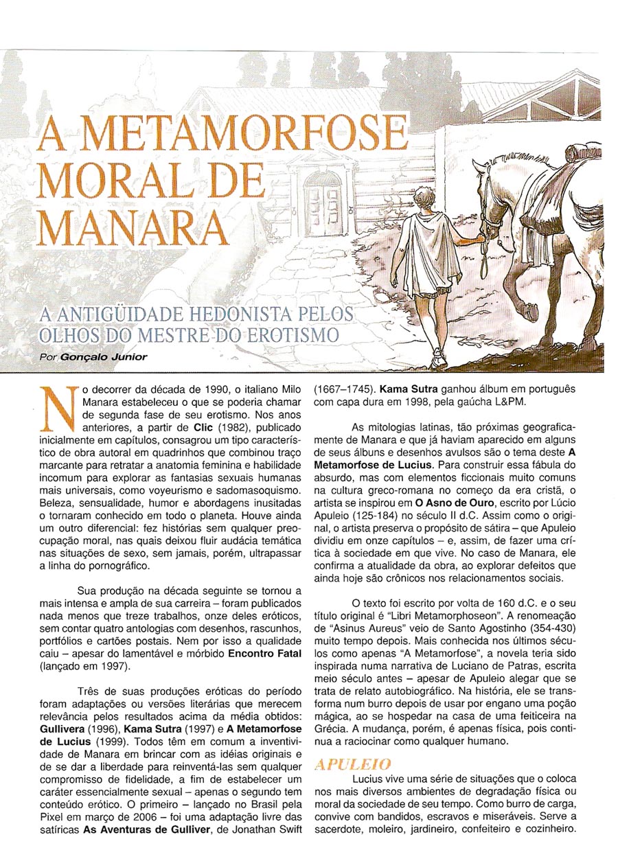 Milo Manara - A Metamorfose de Lucius page 4 full