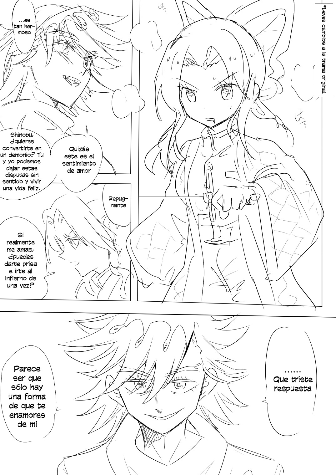 La Mariposa Shinobu page 1 full