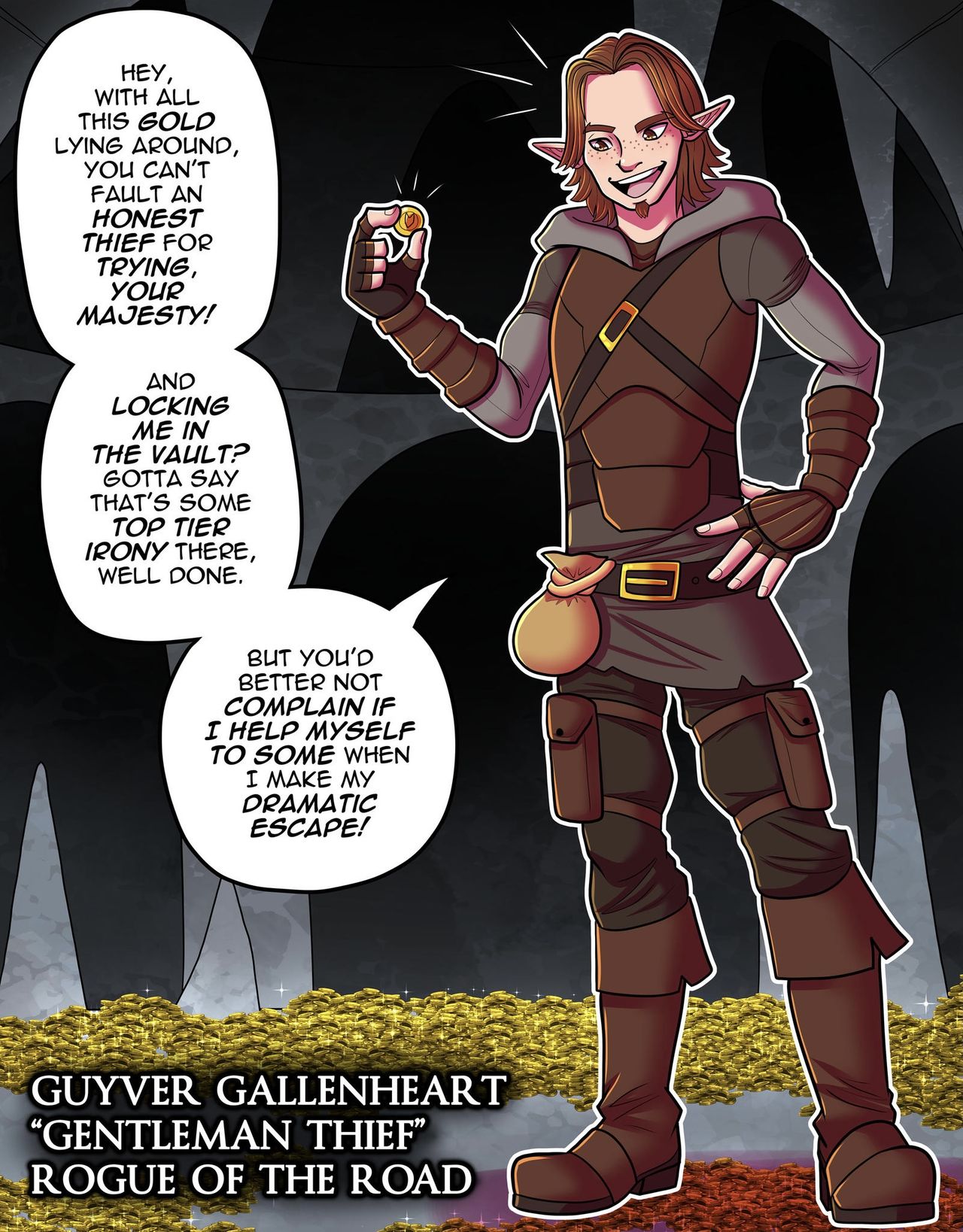 Rehabilitation of a Hero: Gold Digger page 1 full