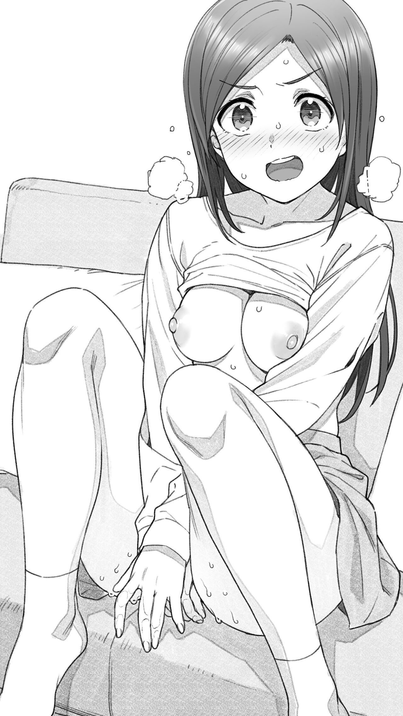 オ〇ニーしてる最中に突撃されるも間一髪でバレなかった…と思ったけどダメだったお姉ちゃん page 5 full