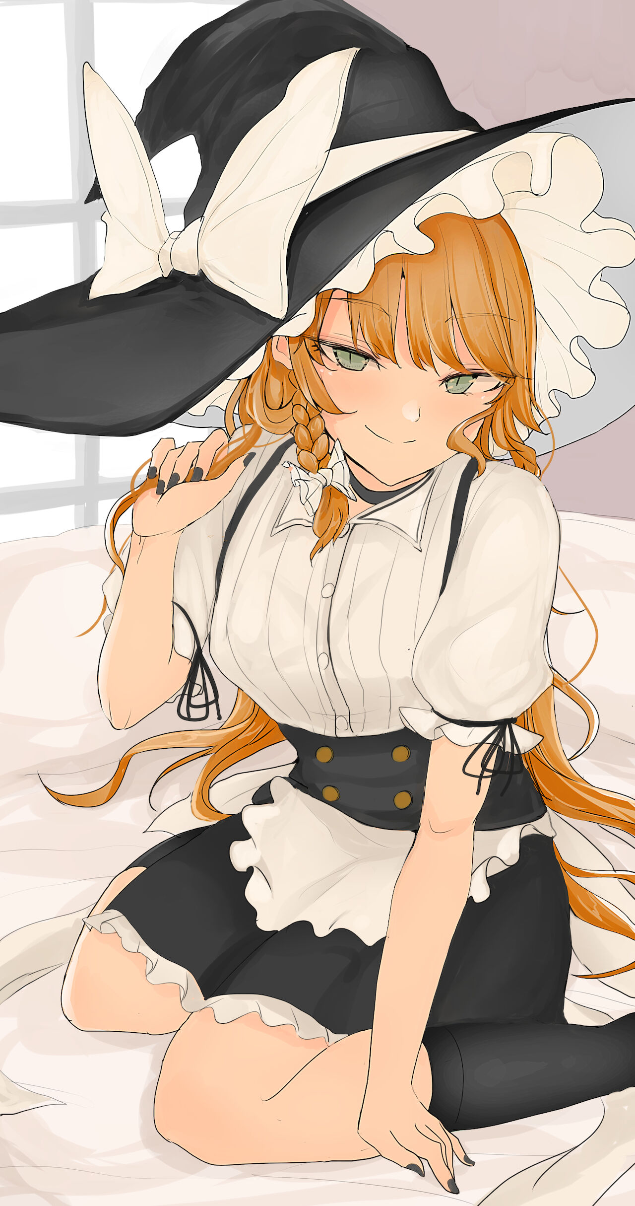 魔理沙ちゃん水着、おっぱい差分＋おまけエチ絵 page 1 full