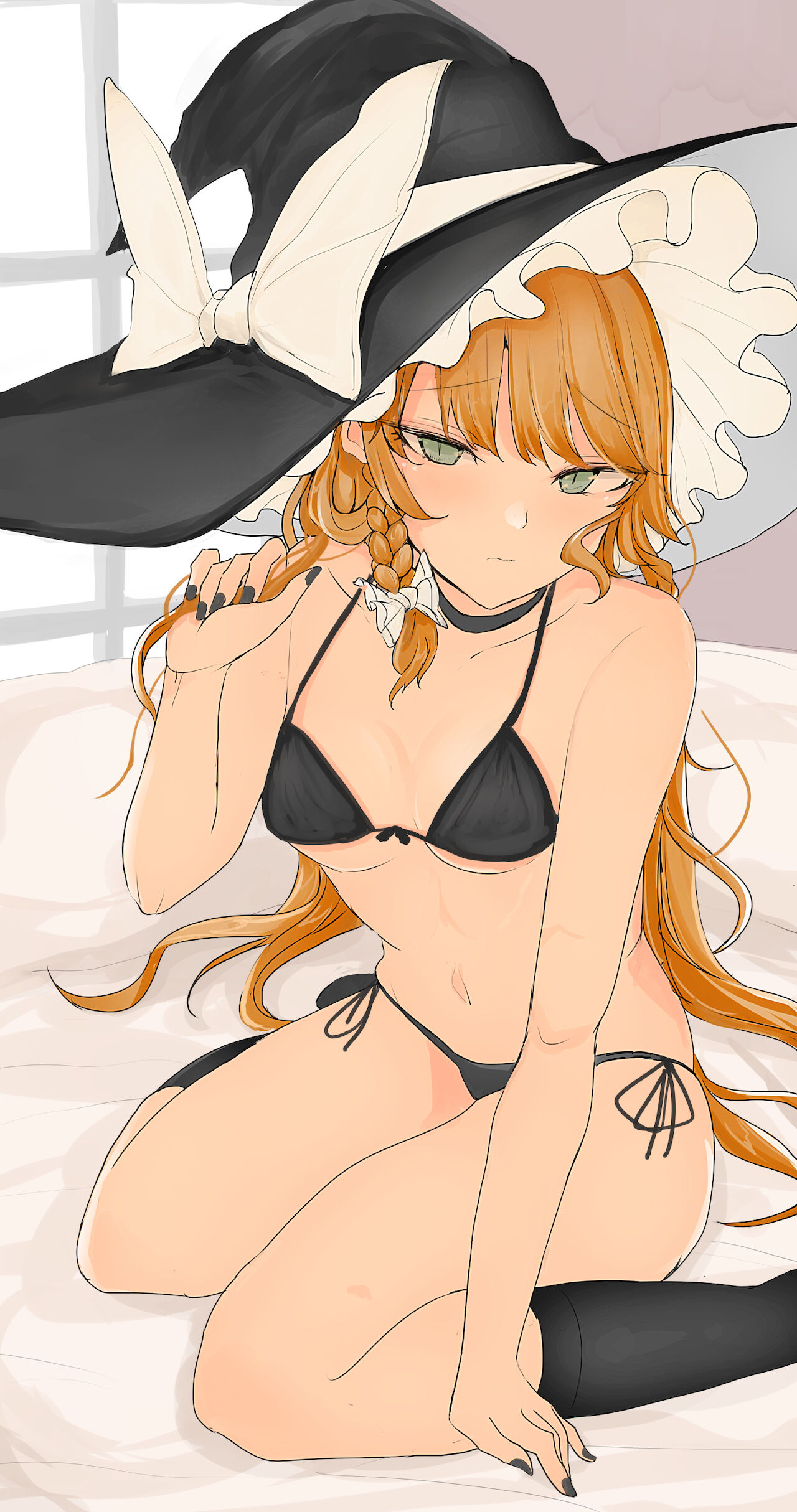 魔理沙ちゃん水着、おっぱい差分＋おまけエチ絵 page 3 full
