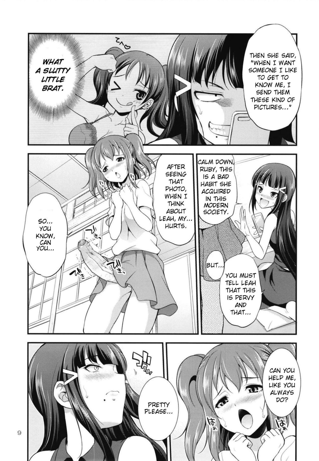 FUTAqours side-dia&amp;ruby page 9 full