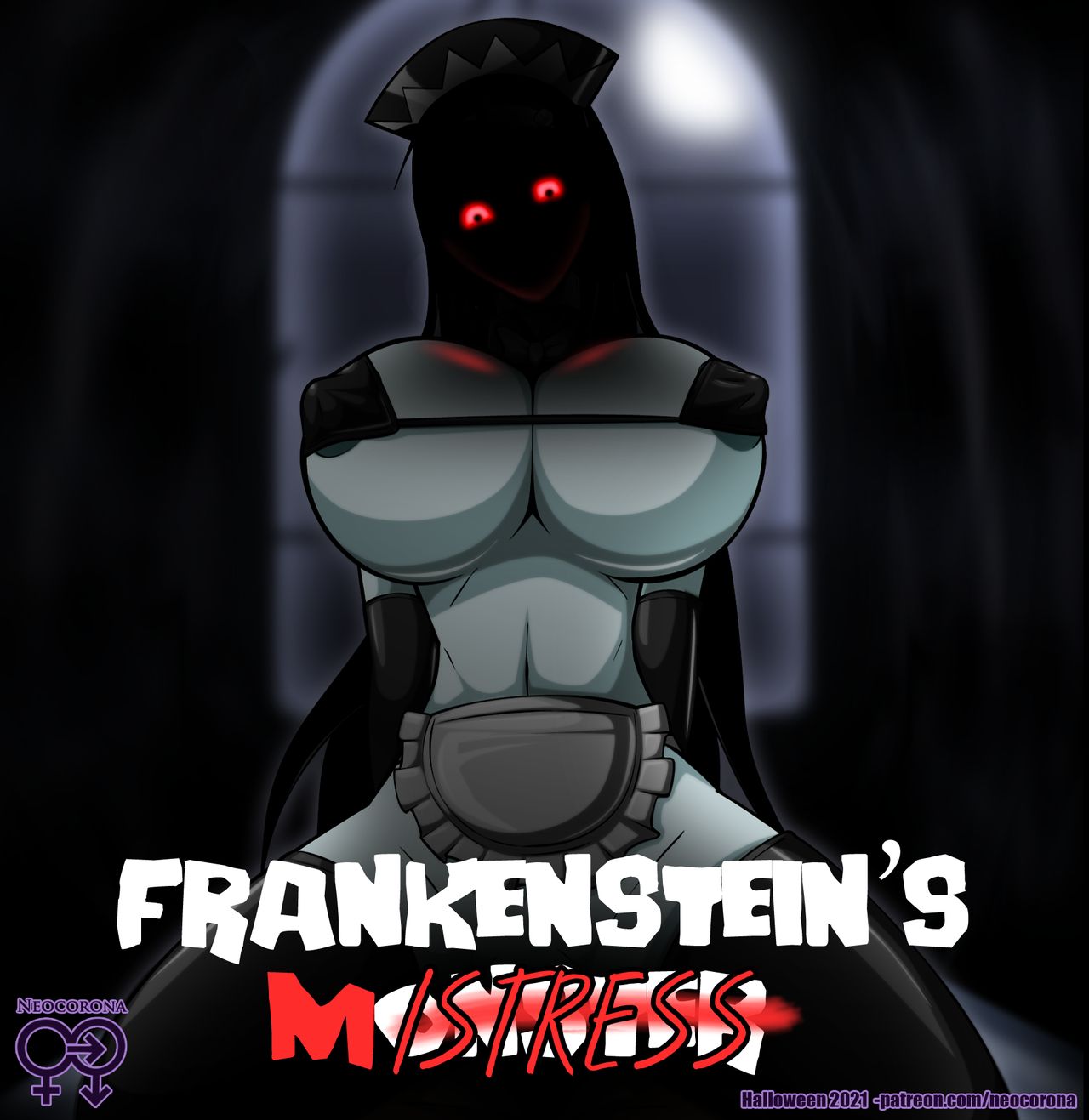 Frankenstein's Mistress - Neocorona Femdom Halloween 2021 page 1 full