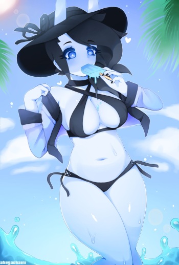 Spooky Having A Wardrobe Malfunction On The Beach cover