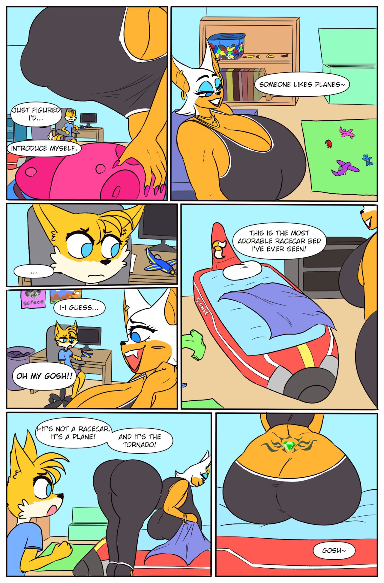 Rouge Babysitting page 6 full