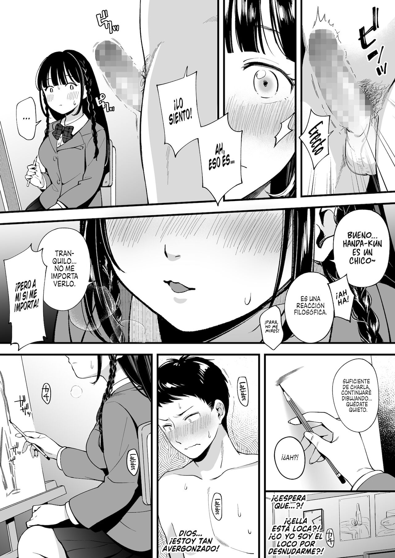 Docchi to... Suru? Seiso na Senpai? Kachiki na Osananajimi? | ¿A quién Elijo...? ¿Una Hermosa Senpai? ¿O una Determinada Amiga de la Infancia? page 4 full