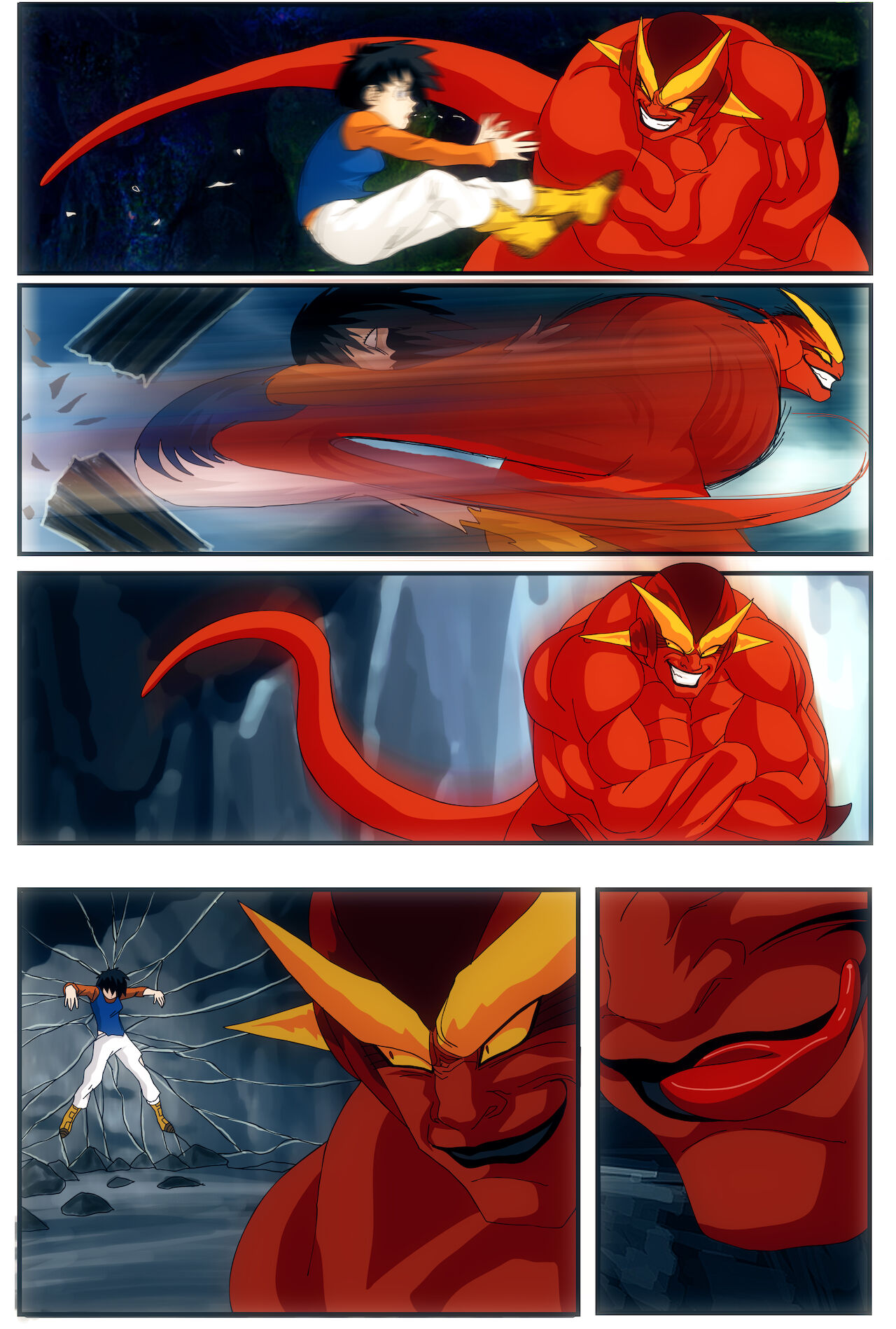 Videl vs Frost Demon page 5 full