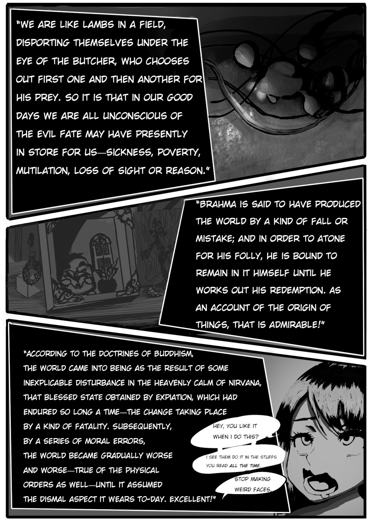 WHY WON'T SHE LET ME READ SCHOPENHAUER IN PEACE?? page 5 full