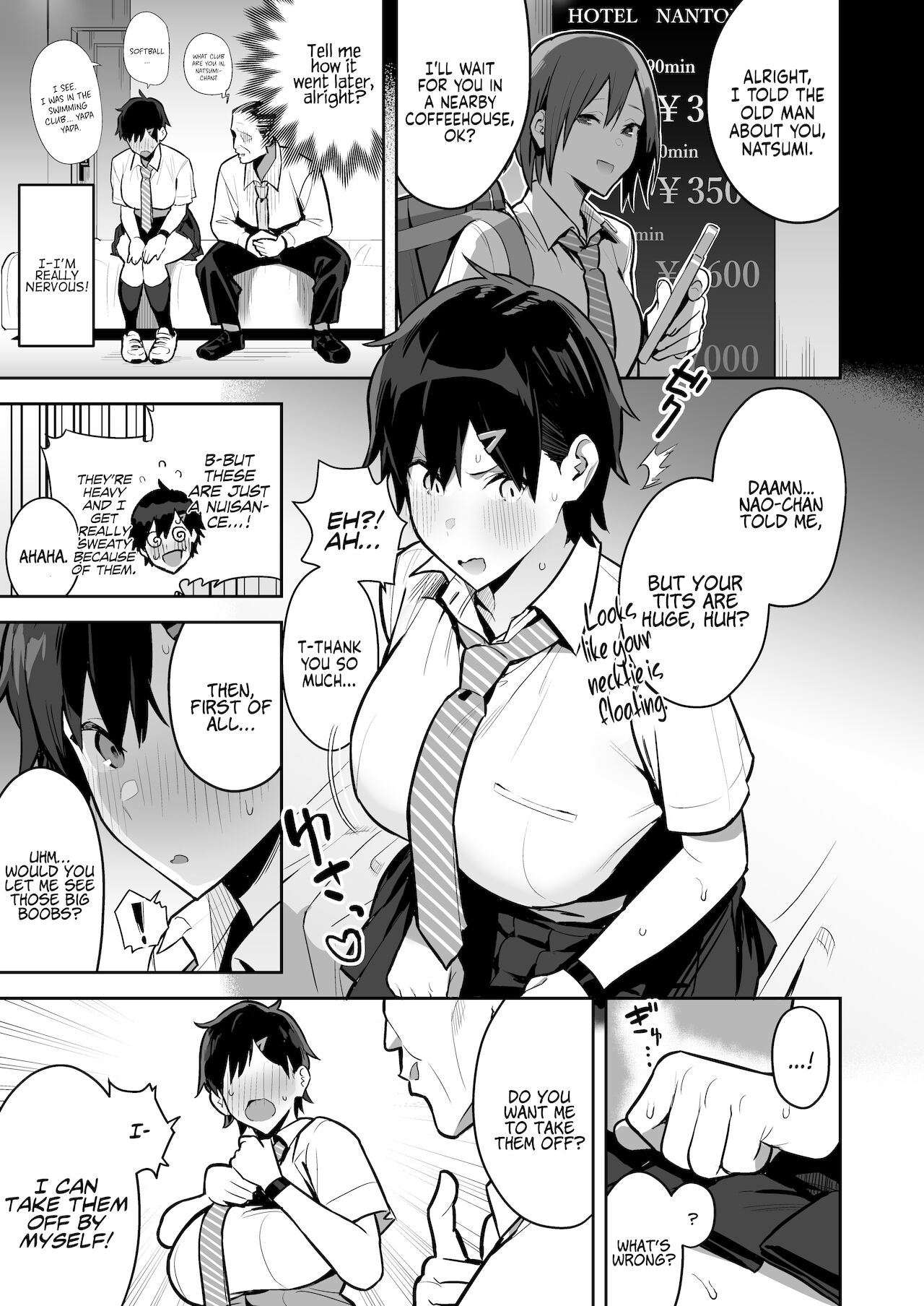 Kenkou Yuuryou Boyish Shoujo Papakatsu o suru. | Healthy Boyish Girl Does Compensated Dating. page 9 full