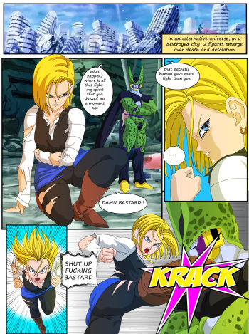 Android 18 vs Cell cover