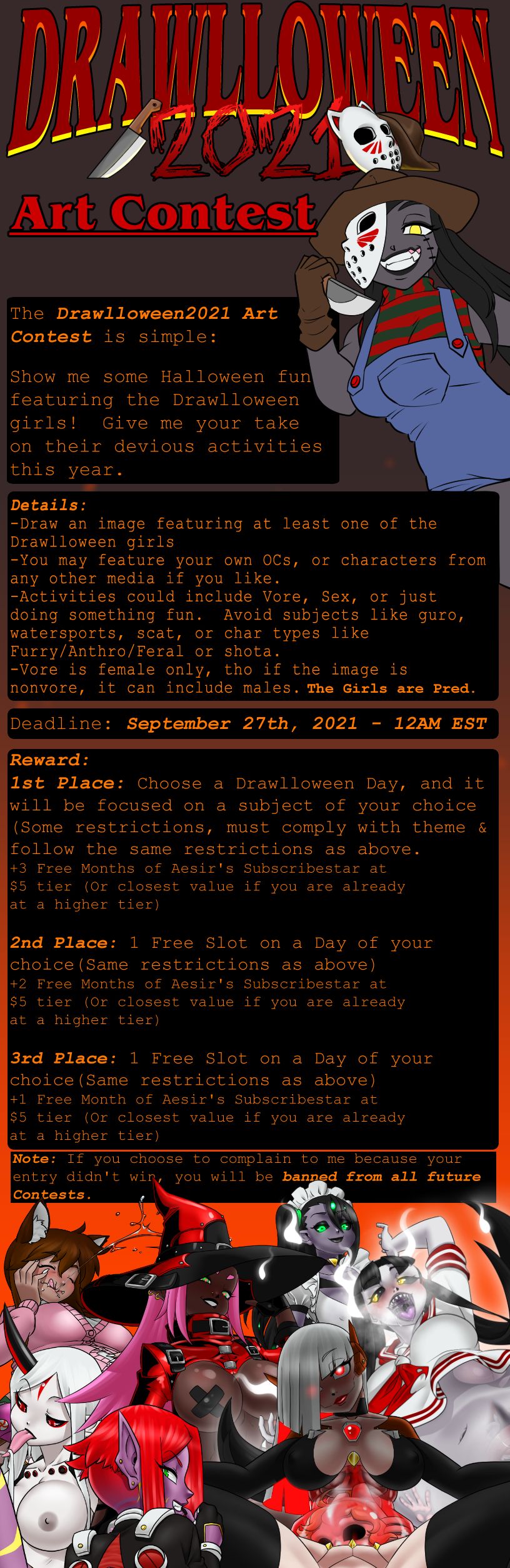 Drawlloween 2021 page 2 full