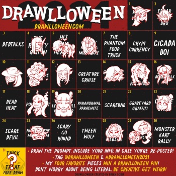 Drawlloween 2021 cover