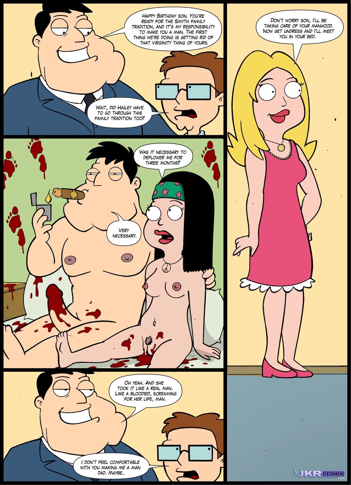 Americock Dad   - 1 - english page 2 full