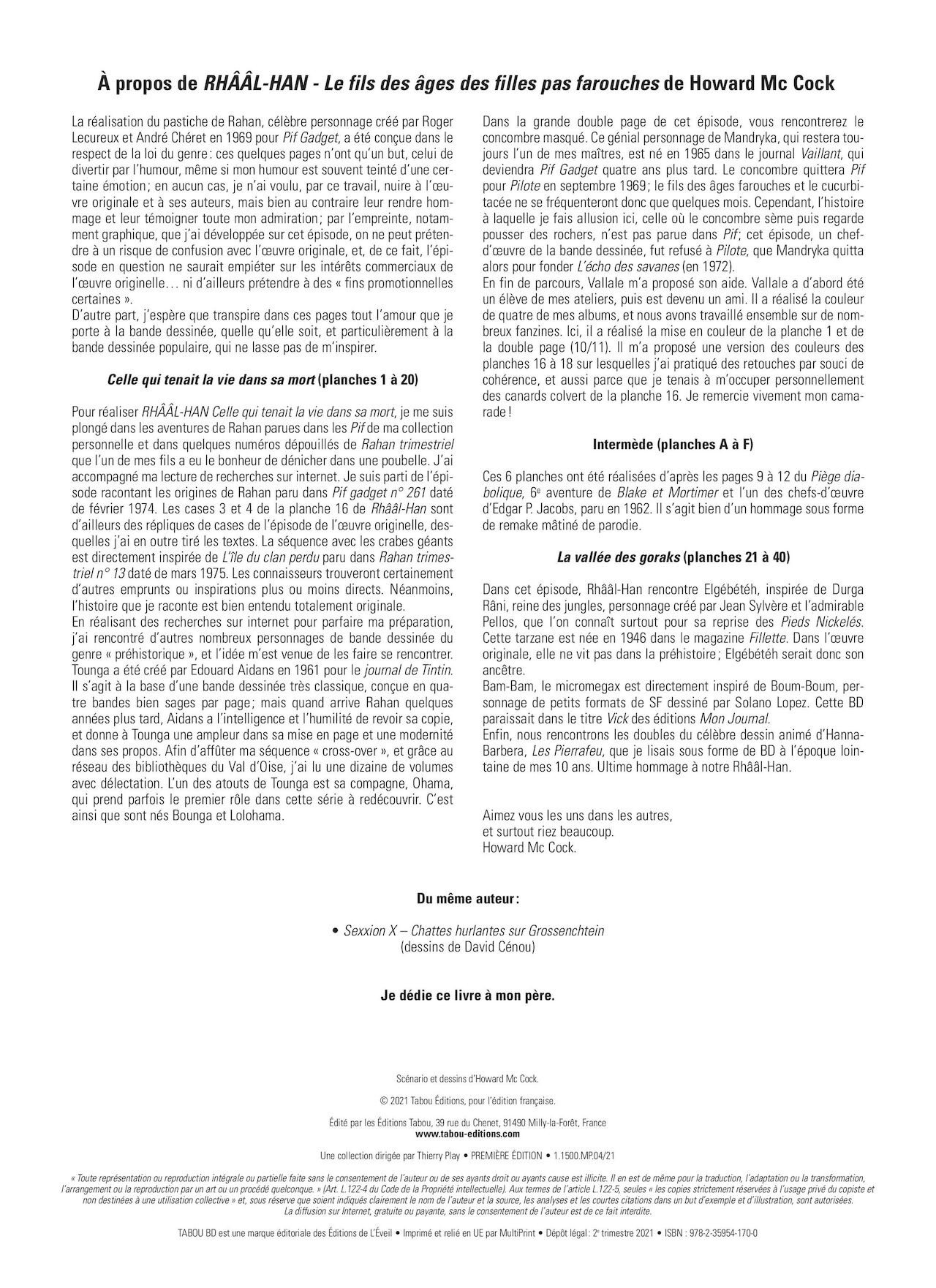 Rhââl-Han - Le fils des âges des filles pas farouches page 4 full