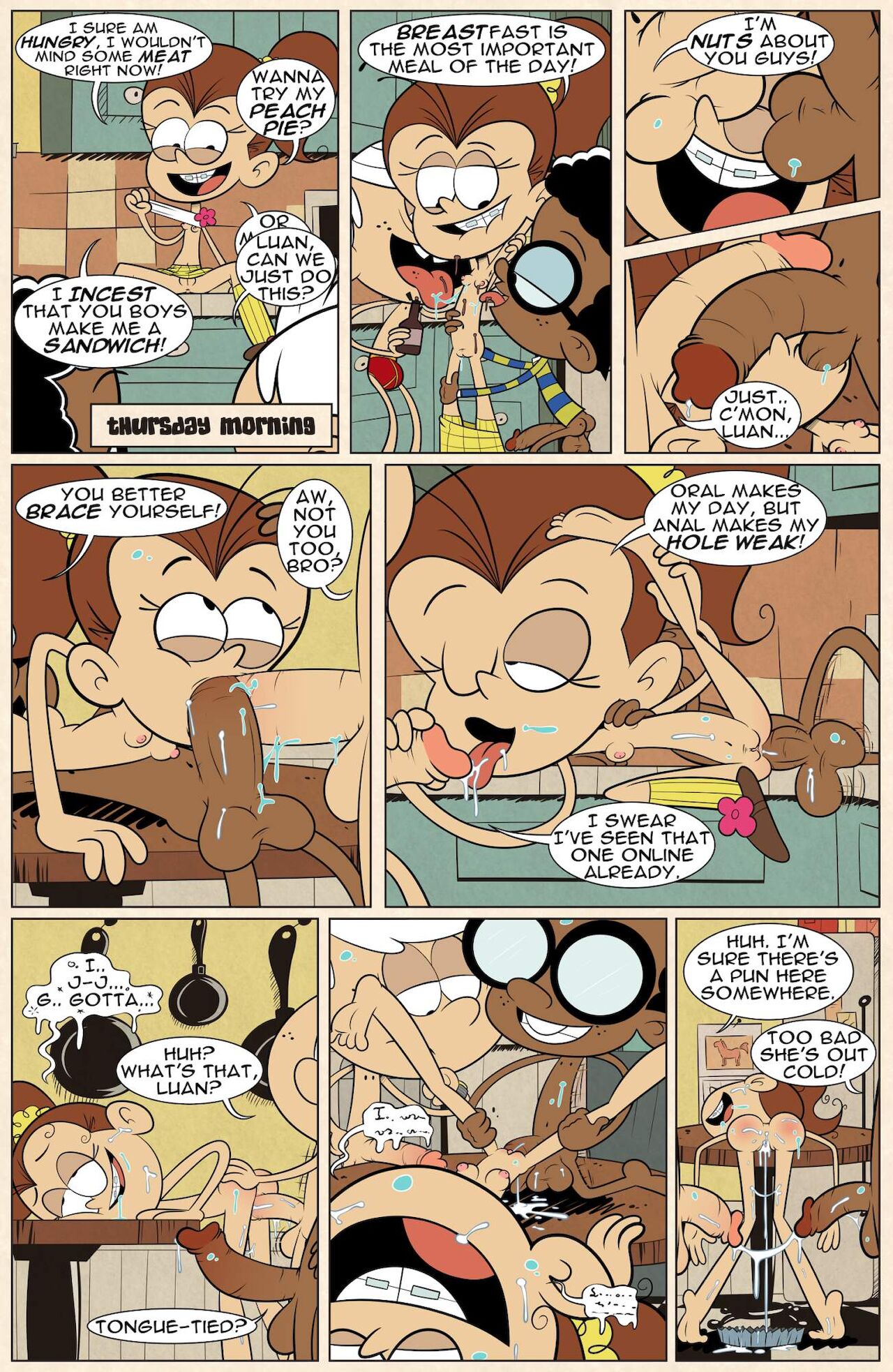 The Lewd House Days Of Our Louds By Blargsnarf page 8 full