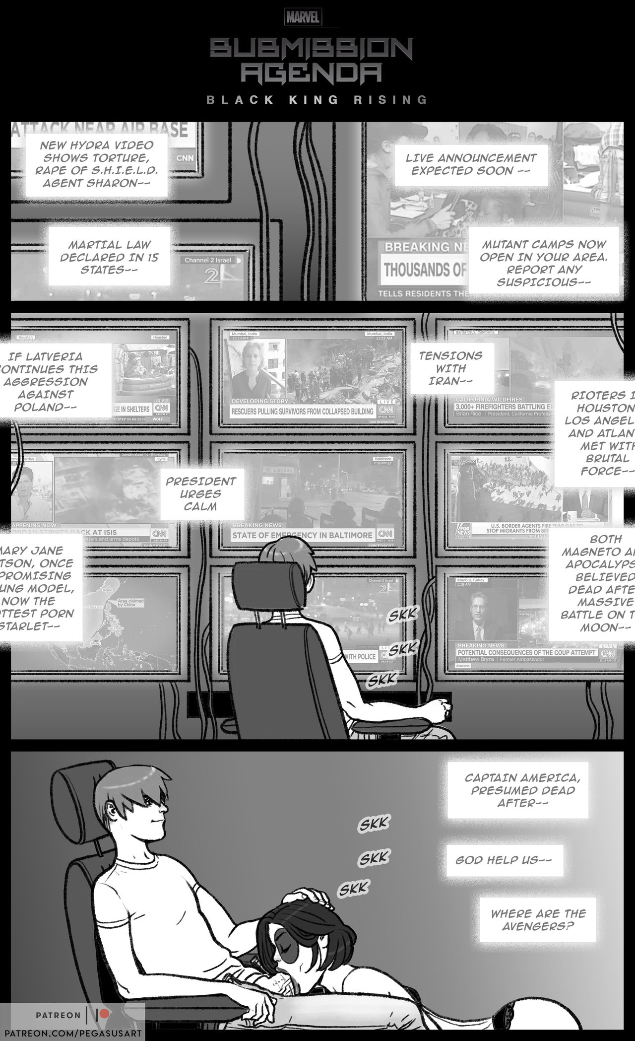 Submission Agenda: Black King Rising + Extras page 3 full