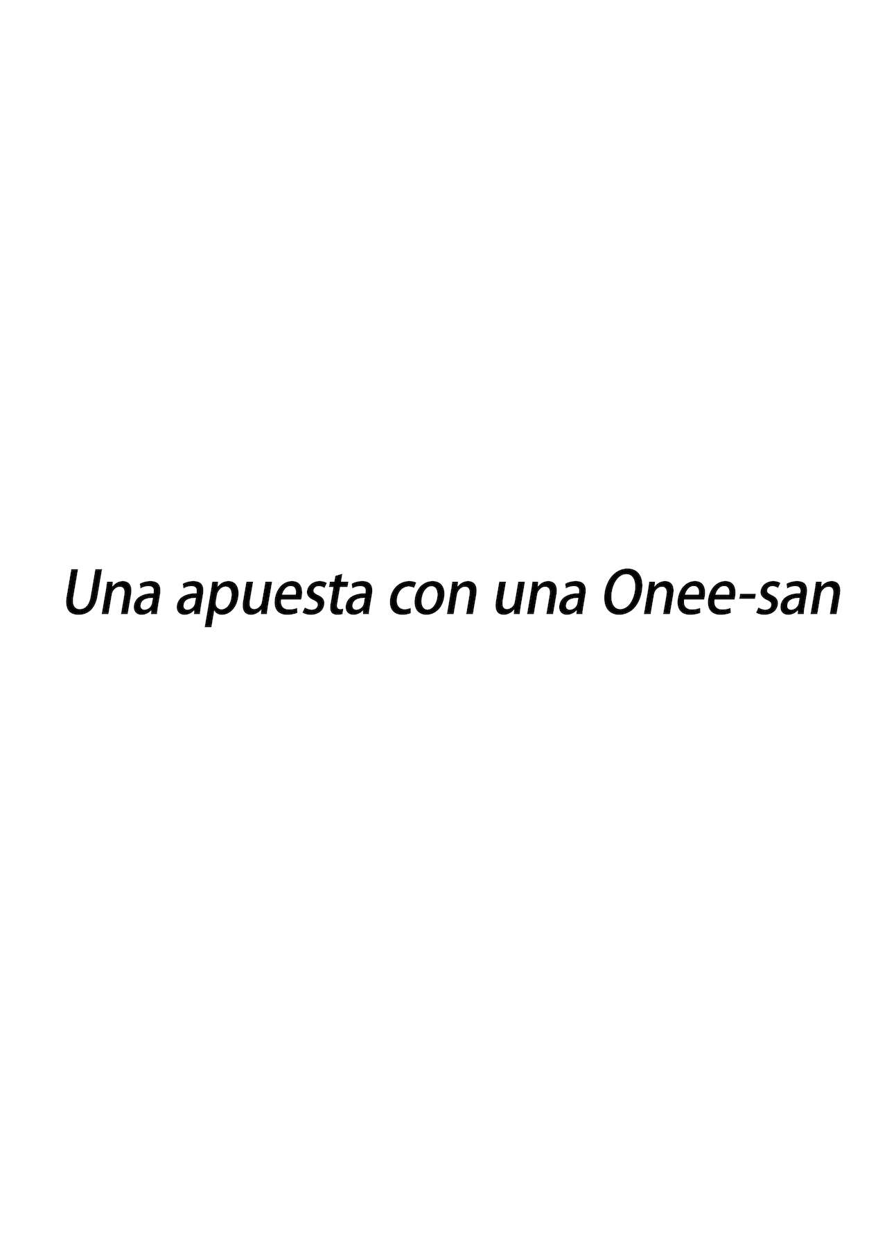 Batsu Game de Oneesan to | Una Apuesta con una Onee-san page 3 full