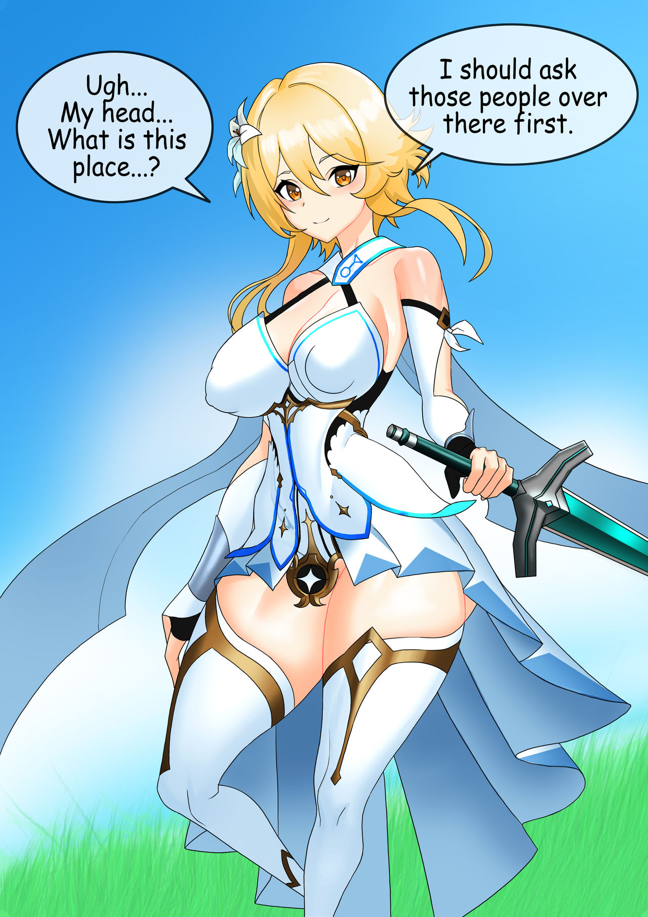 Genshin Gameover Prologue page 3 full
