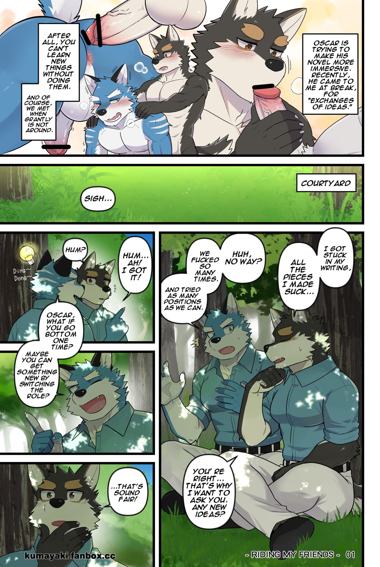 Riding My Friends! page 3 full