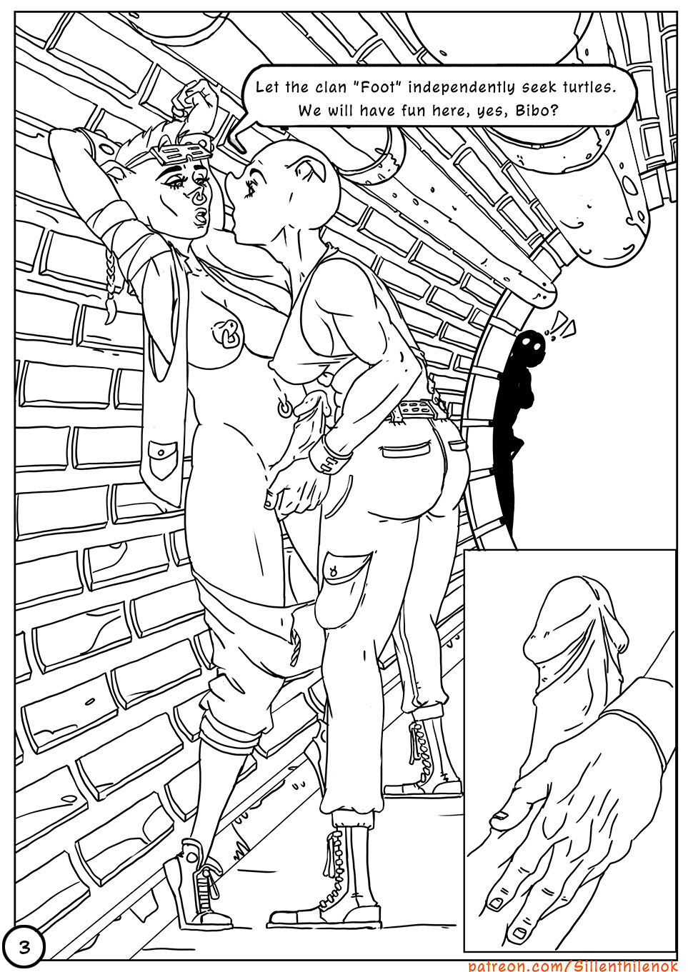 Sillenthilenok – TMNT – TURTLES Futanari page 7 full