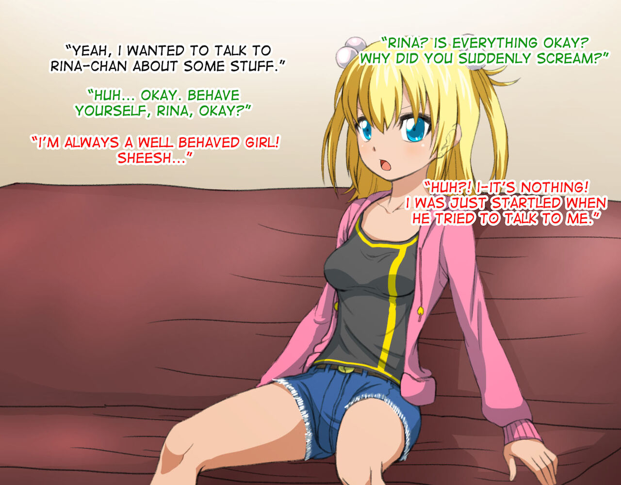 Rina to Riku to Tagosaku page 6 full
