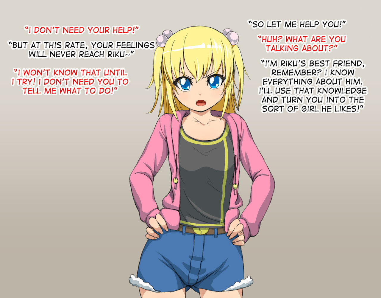 Rina to Riku to Tagosaku page 9 full