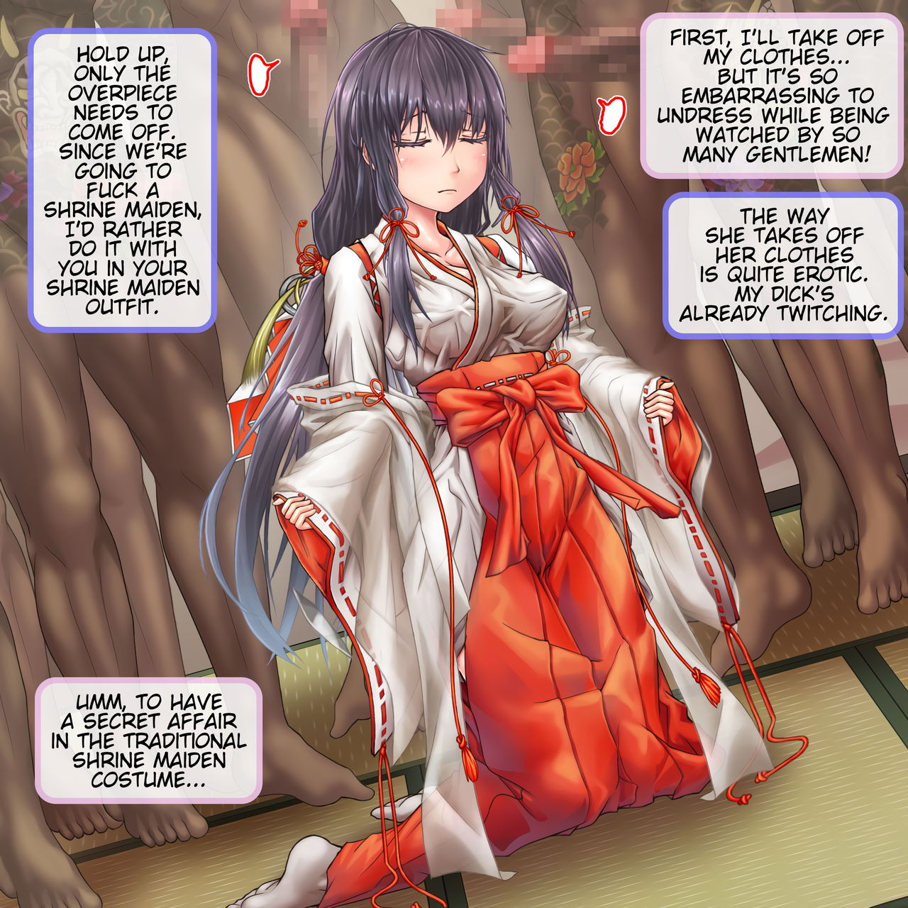 Ichinenkan Ichibyou mo Ma o Akezu ni Moteasobare Tsuzuketa Nikubenki Miko | A Cum Dump Shrine Maiden who Gets Played With For a Year Without a Second's Pause page 5 full