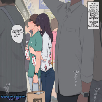Otouto o Isei to Shite Isshiki Shite Shimau Mukuchi na Onee-chan | La Tranquila Hermana Mayor Que Es Consciente De Que Su Hermano Menor Es Del Sexo Opuesto cover