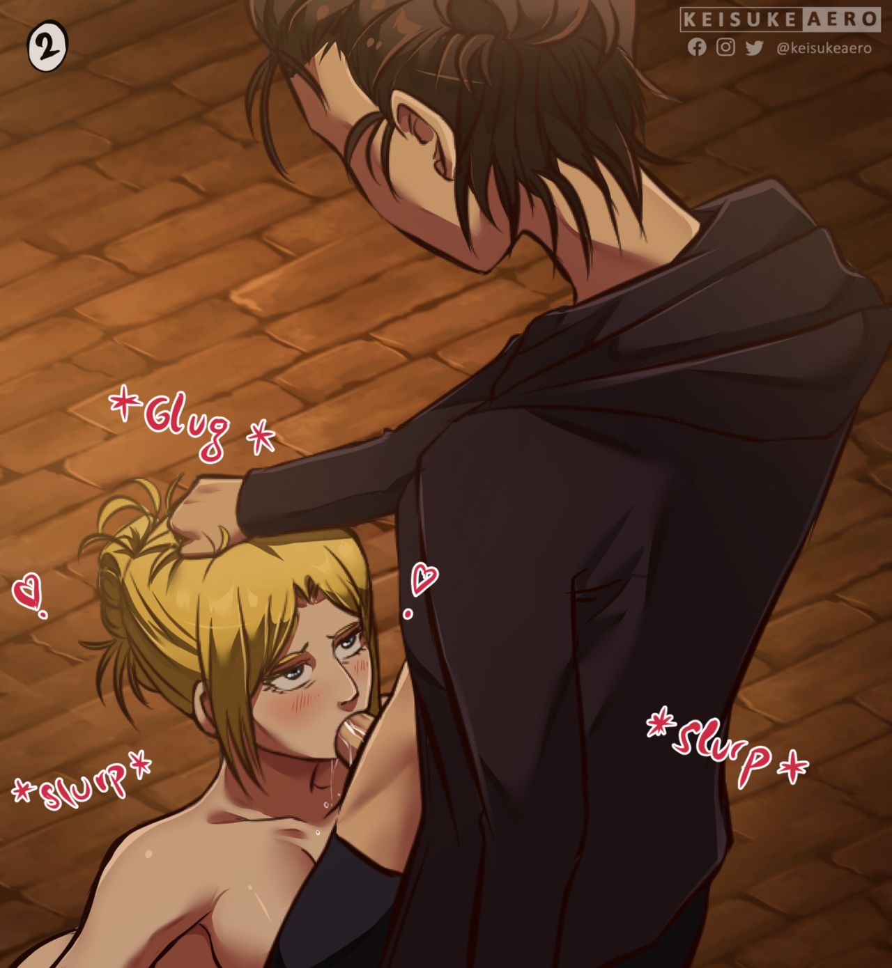 Mikasa X Eren X Annie page 2 full